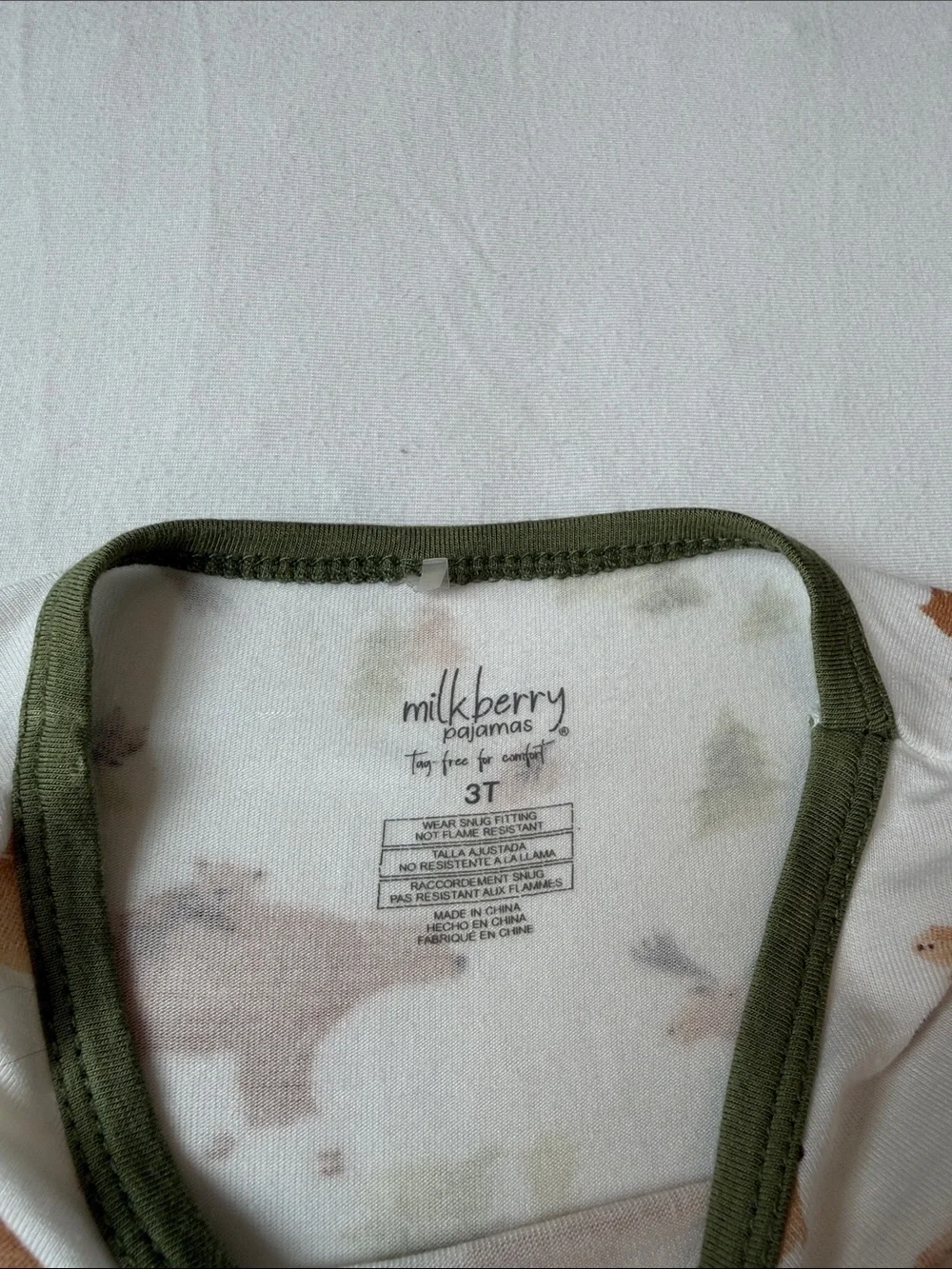 Milkberry Long Sleeve Pajama Set Size 3T